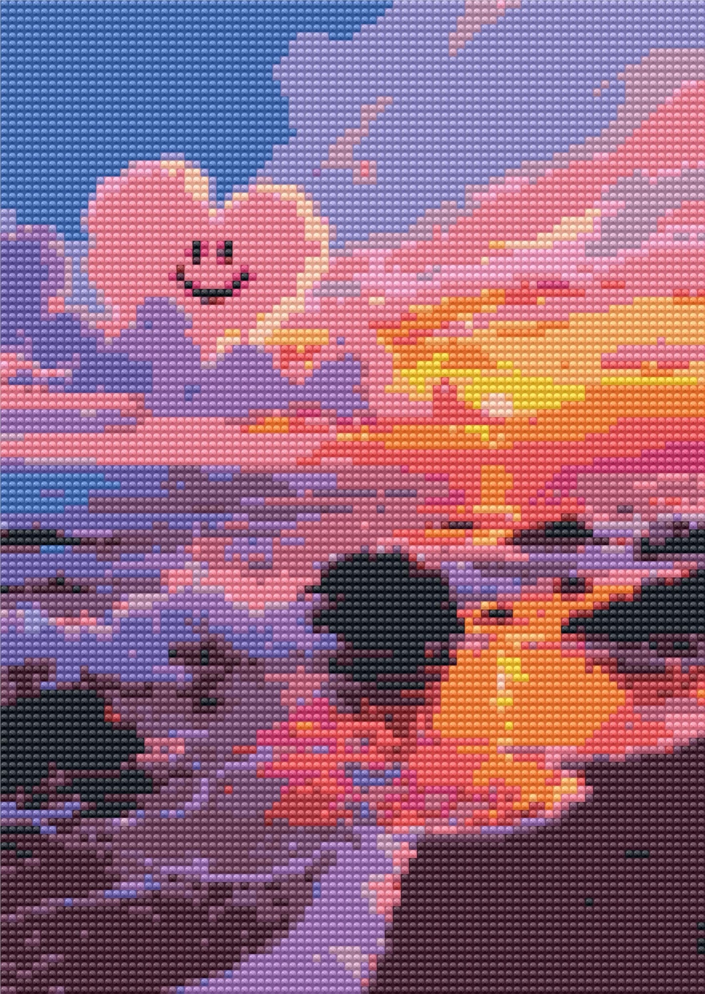 YANTOHOM 5d DIY Cloud Sunset Beach Diamond Art Kits for Adults Home Wall Decor, 12x16inch