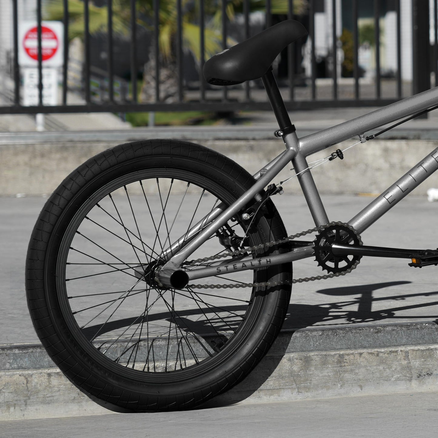 Elite BMX Freestyle Bike, Durable Steel Frame, Available in 16", 18", and 20" Sizes. New Sizes 26" and 29" BMX Bicycles. (Gunmetal, 20")
