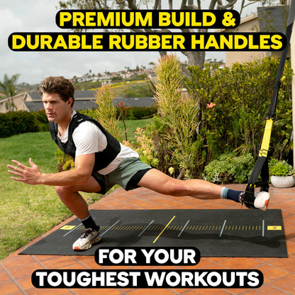 TRX Pro3 Home Gym System – Professional-Grade Suspension Trainer for Strength Training, HIIT, Cardio & Full-Body Workouts, Durable Design with Indoor & Outdoor Anchors