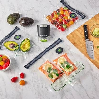 FoodSaver® Reusable Gallon Vacuum Zipper Bags - Keep Food Fresh & Reduce Waste