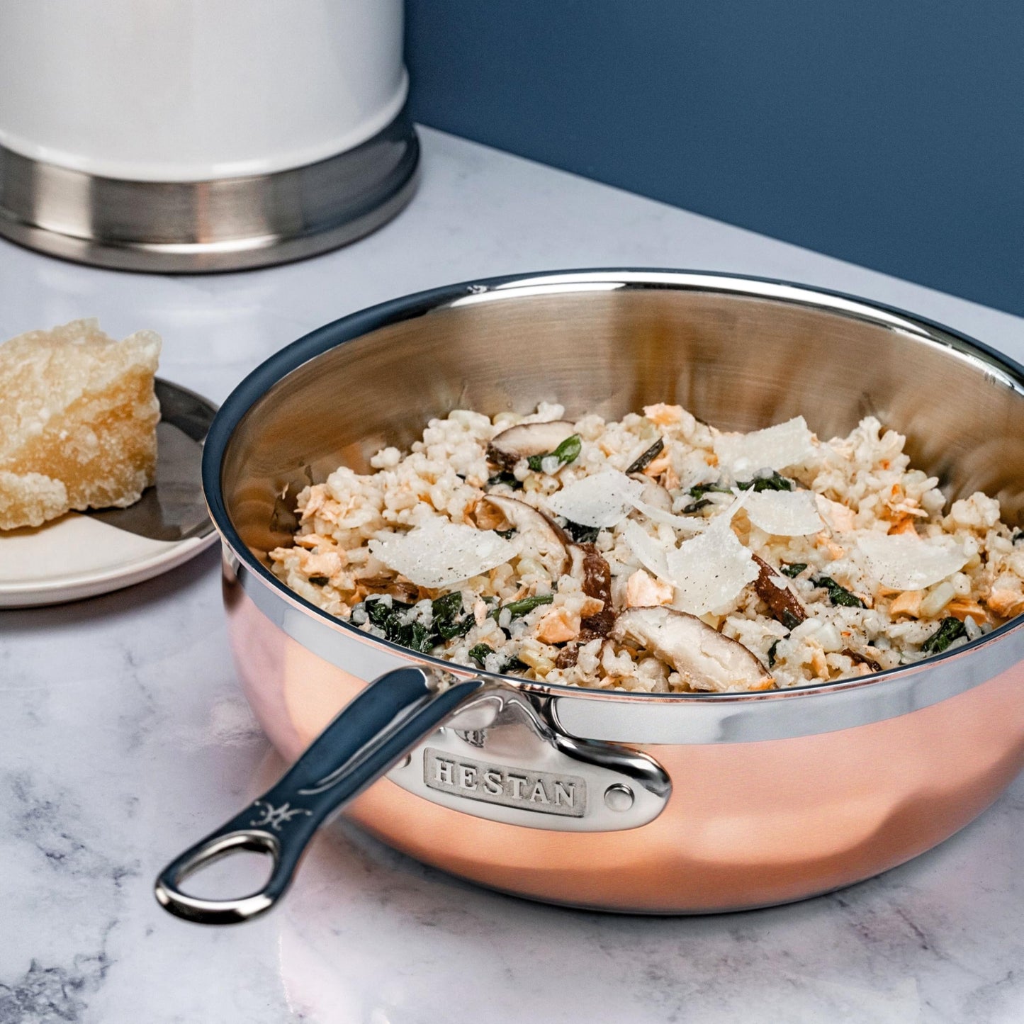 Hestan - CopperBond Collection - 100% Pure Copper Essential Pan, Induction Cooktop Compatible, 3.5 Quart