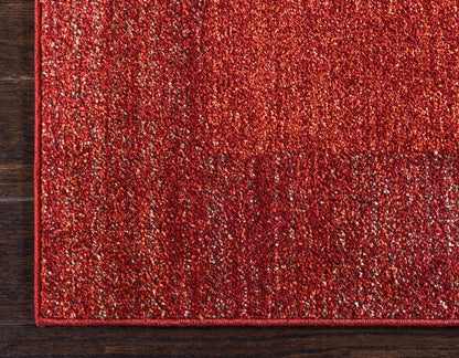 Unique Loom Del Mar Collection Area Rug - Abigail (10' x 13' Rectangle, Terracotta/ Red)