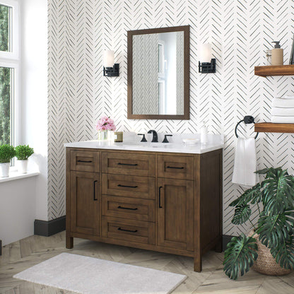 OVE Decors Tahoe 48 in. Almond Latte Vanity