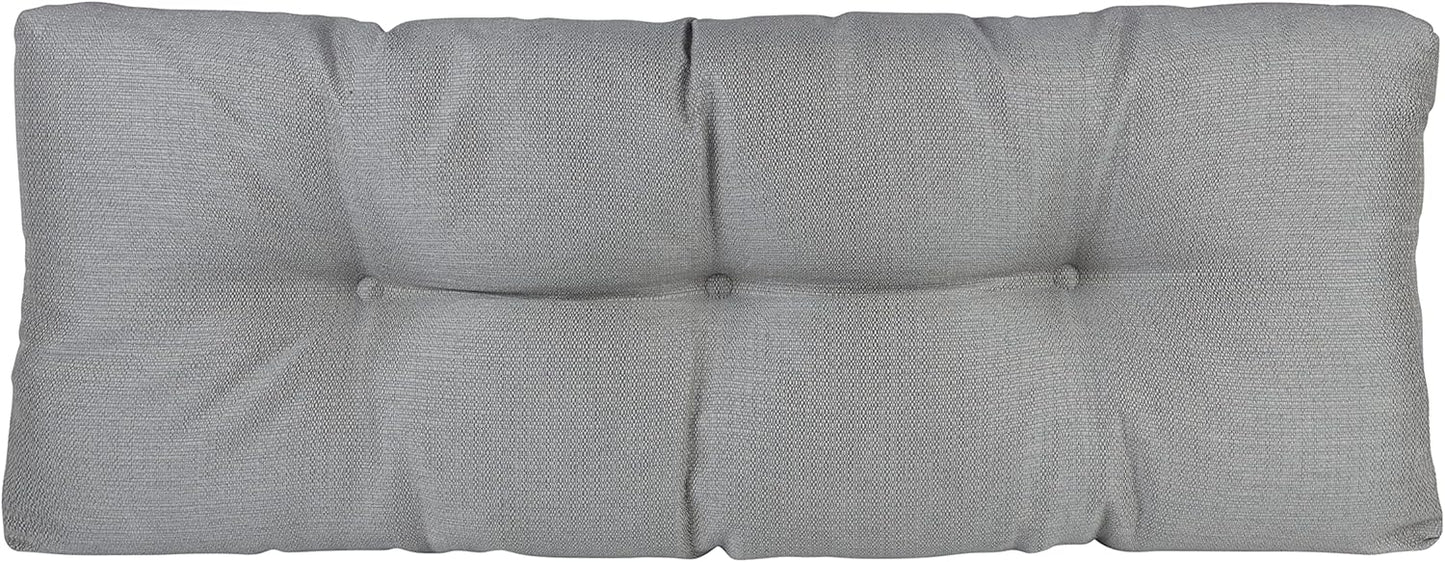 35 Inches, Klear Vu The Gripper Non-Slip Tufted Bench Cushion for Indoor Furniture, Assembled in USA, Entryway Storage