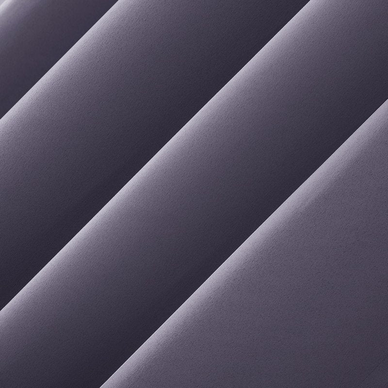 Sun Zero Barrow 2-Pack Energy Saving Grommet Curtain Panel Pair, Lavender, 54" W x 84" L (2 Panels)