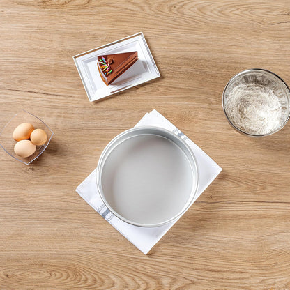 Restaurantware-Met Lux 9 x 2 Inch Straight-Sided Baking Tin, Oven-Ready Anodized Aluminum Round Cake Pan