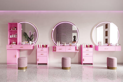 Wall Mount Salon Stations for Hair Stylist,Barber Hair Stations for Salon Beauty Spa Equipments