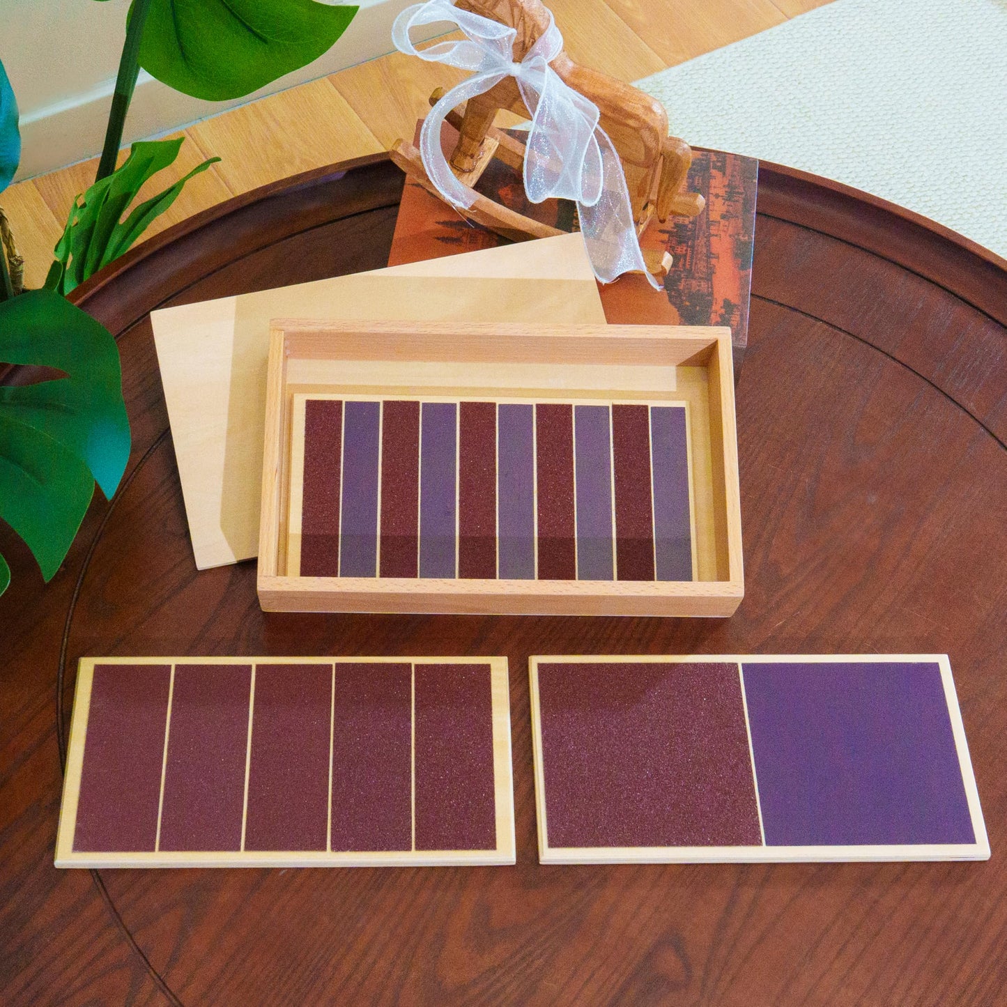 Advanced Montessori Sensorial Materials Set 1 with Pink Tower & Brown Stairs, Premium Solid Beechwood, 14 Sensory Toys for Kids , Preschool Homeschool Classroom Supplies(Sensorial Series Kit 1)