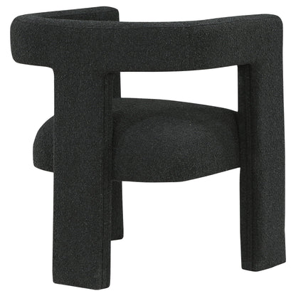 Coaster Home Furnishings Petra Boucle Upholstered Accent Side Chair Black 902882
