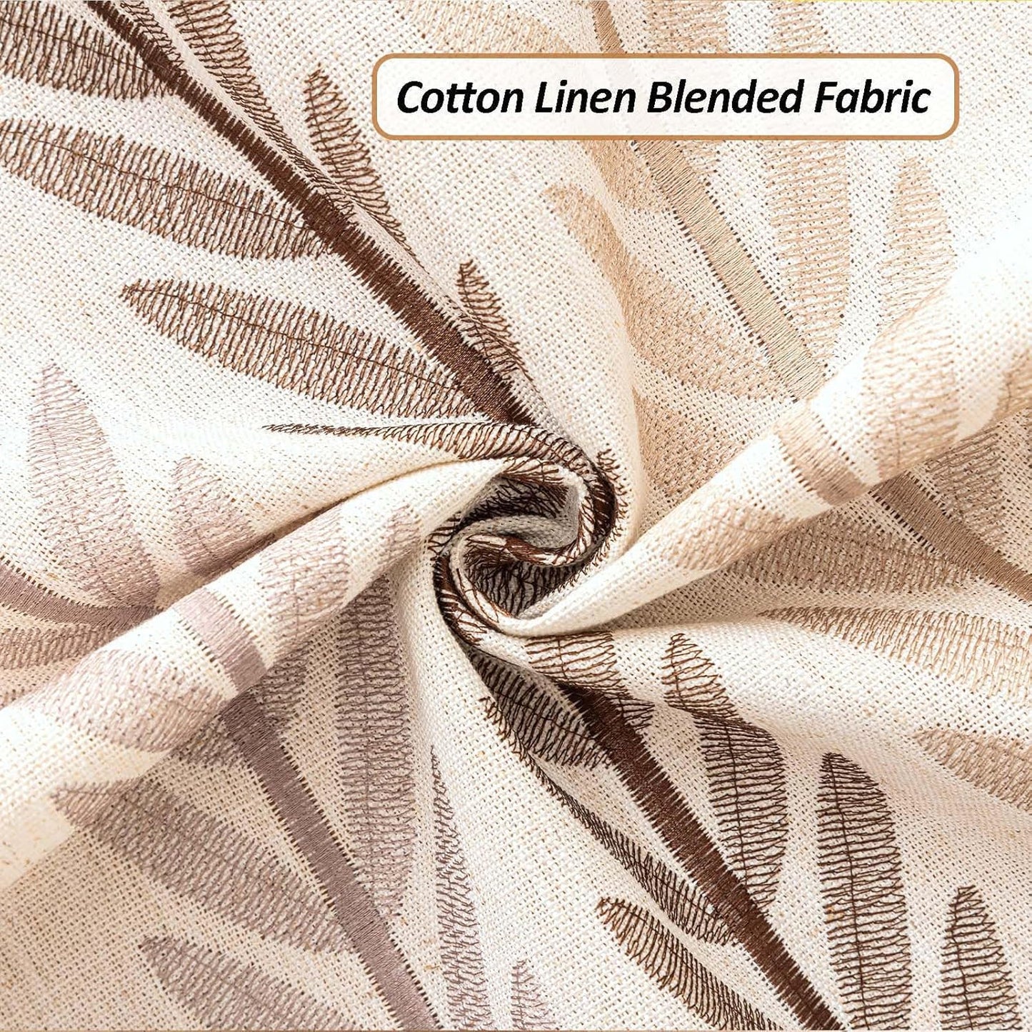 20" 60" SIELUNO Waterproof Coffee Table Cloth, Coffee Table Covers for Living Room Rectangle Cotton Linen Tablecloth