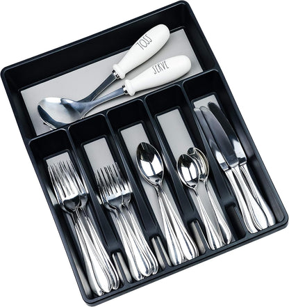 Galashield Silverware Organizer - Kitchen Drawers Flatware Utensils and Cutlery Tray for Easy Storage
