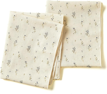 3-Layer Set 2 Sochang Cotton Muslin Towels, Unbleached & Fluorescent-Free, Multi-Purpose Kitchen Towels & Dish Cloths