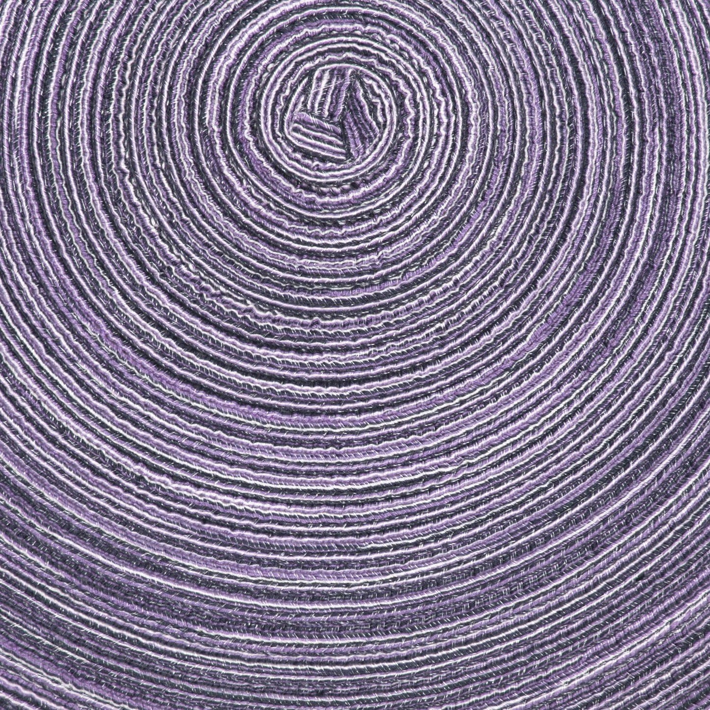 SHACOS Round Placemats Set of 4, Braided Cotton Place Mats, 15 inch for Kitchen Dining Table Holiday Party