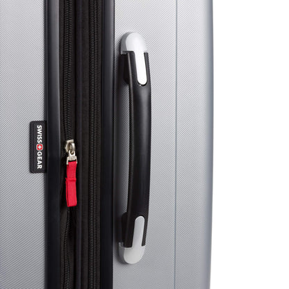 SwissGear 7585 Hardside Expandable Luggage with Spinner Wheels, Silver, 3-Piece Set (19/23/27)