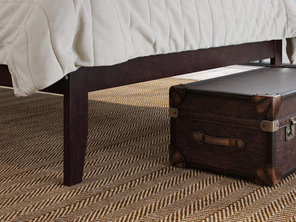 AFI, Warren Full Platform Bed, Espresso
