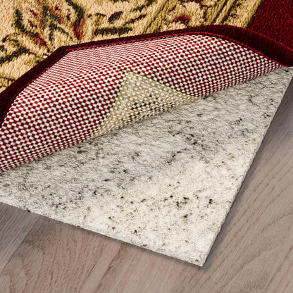 2'7" 7' 1/12 Inch Ottomanson x Non-Slip Rug Pad Gripper Ultra Thin Dual Surface Felt + Rubber Gripper - Safe for All