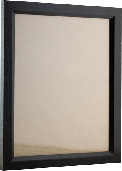 Craig Frames 7171610BK 8.5 x 11-Inch Picture/Poster Frame, Solid Black, Wood Grain Finish