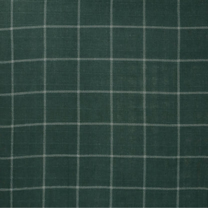 Little Unicorn Fitted Crib Sheet | 100% Cotton Muslin | Super Soft | Sized for Standard Baby Crib & Toddler Mattress | Machine Washable | 52” x 28” x 6” (Evergreen Plaid)