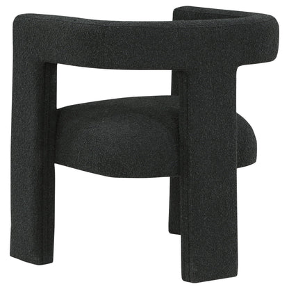 Coaster Home Furnishings Petra Boucle Upholstered Accent Side Chair Black 902882