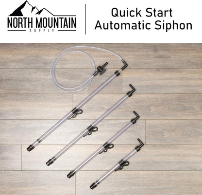 North Mountain Supply Mini Automatic Siphon - Quick Start, 22 Inches