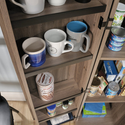 Sauder HomePlus Storage Cabinet/ Pantry cabinets, Salt Oak finish