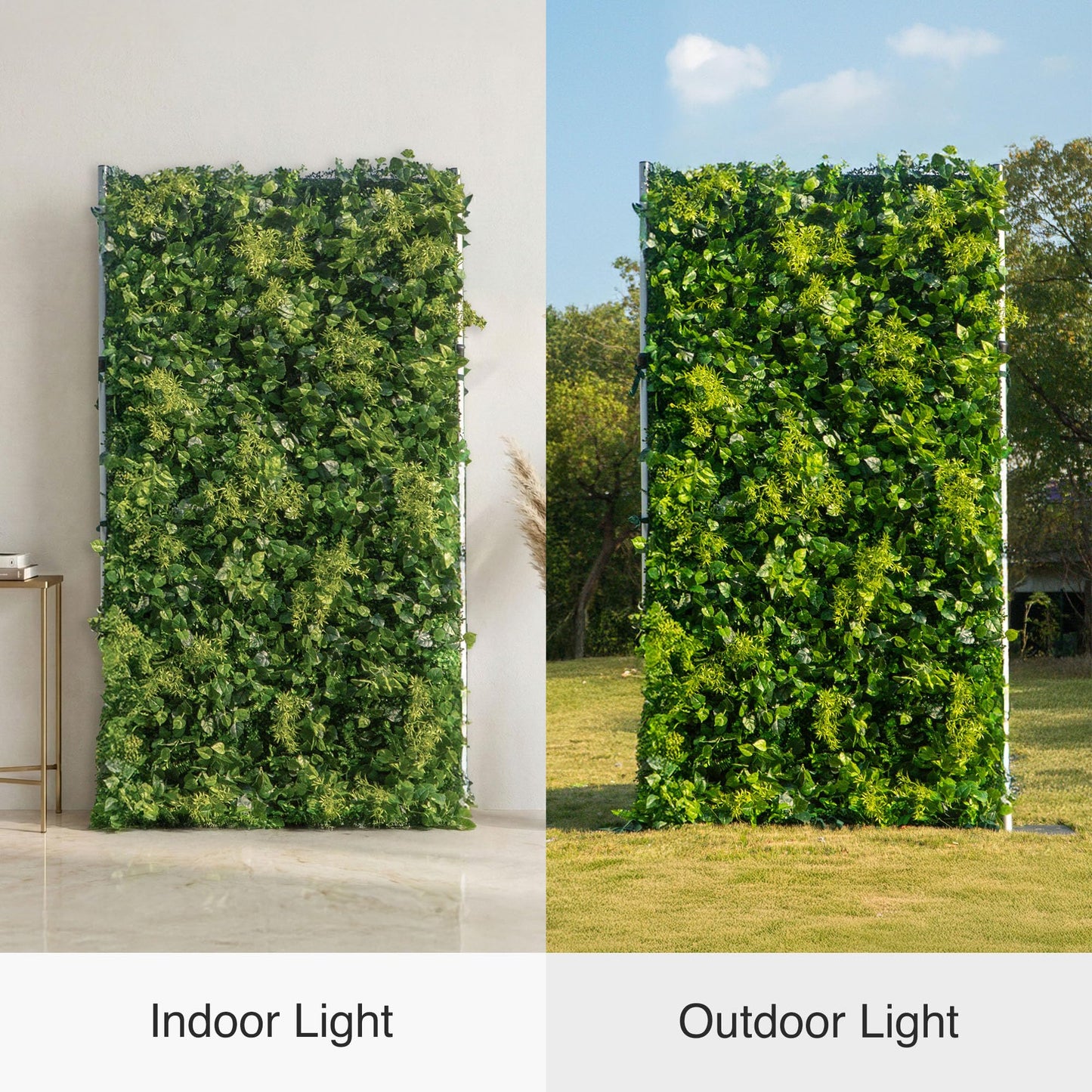 COCO FLOWERWALL Artificial Flower Wall Panels, 3D Silk Floral Wall Backdrop, Green Wall for Wedding, Baby Show, Party and Home Decor, Quick Assembly/Storage Roll Up, Both Eco ＆ Pet Friendly, 4ft*8ft