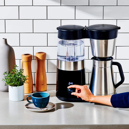 OXO Brew 9-Cup Coffee Maker – Stainless Steel, Programmable Coffee Machine with Single Serve or Full Carafe Options, SCA Certified Home Brewer