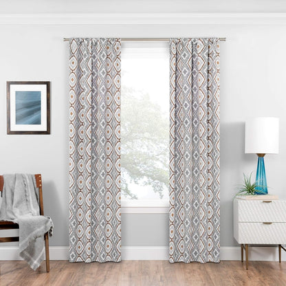 ECLIPSE Morrow Room Darkening Curtains for Bedroom, 37" x 63" Thermal Insulated Light Blocking Single Panel
