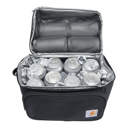 Carhartt Camping Cooler, Worksite Lunchbox, Soft Shell Lunch Bag for Construction Sites, Work and Everyday Use, Black