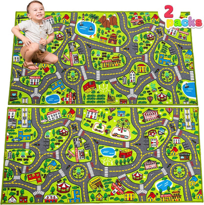 Durable City Life Playmat for Kids - Engaging Toddler Rug