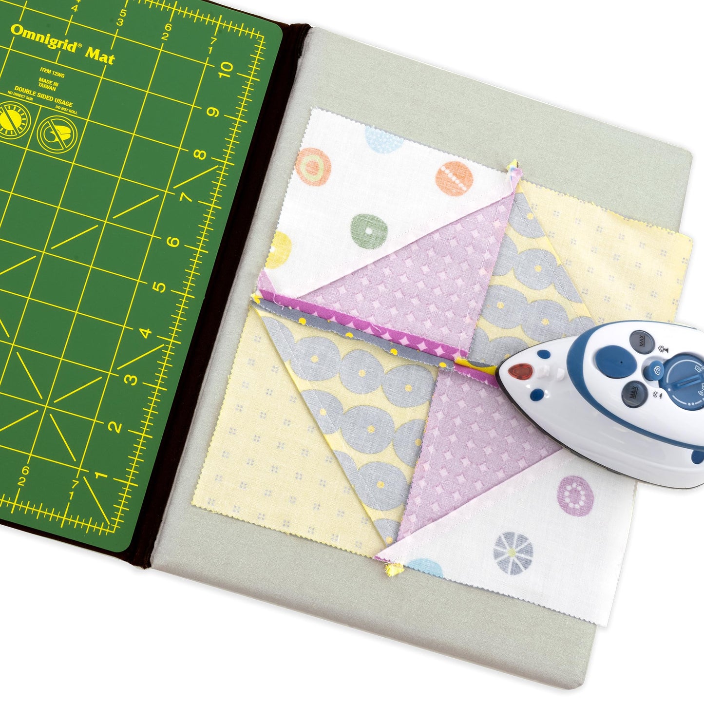 Omnigrid 2105 8.75x11.75 Inch-by-Inch Tote Size Foldaway Portable Cutting & Pressing Station