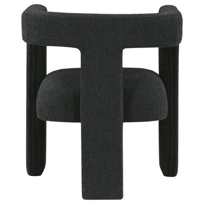 Coaster Home Furnishings Petra Boucle Upholstered Accent Side Chair Black 902882