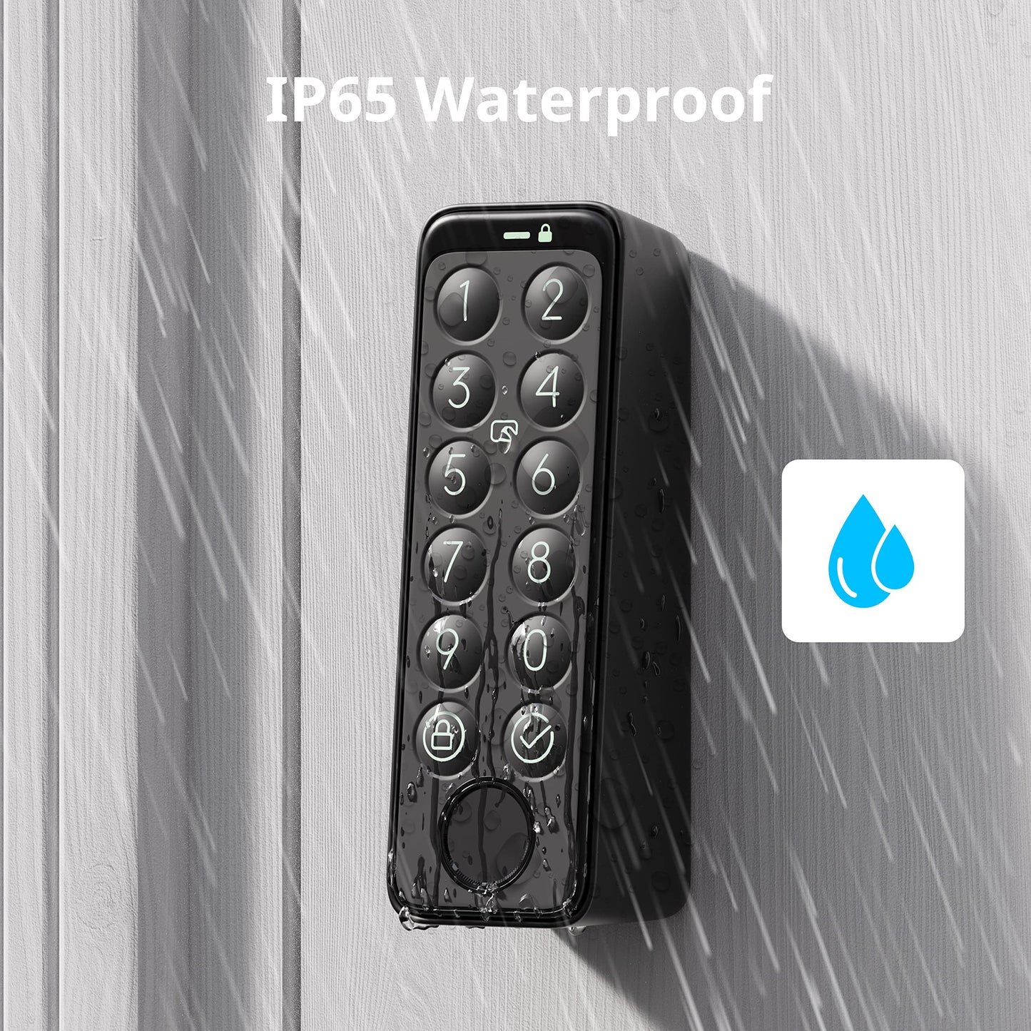 SwitchBot Smart Lock WiFi, Keyless Entry Door Lock, Smart Door Lock Front Door, Electronic Smart Deadbolt, Fits Your Existing Deadbolt in Minutes,Great for Airbnbs, Vacation Rentals and More