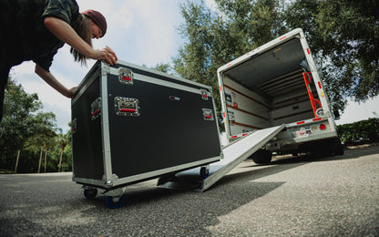 Gator Cases G-TOUR Series Equipment Storage Case/Cable Trunk with Heavy Duty Casters, Truck Pack Size, 45" x 22" x 27" (G-TOURTRK4522HS)