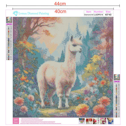 Lvmuu Diamond Painting Kits for Adults Hummingbirds, 5D DIY Full Square Drill Diamonds Art Sets for New Beginner, Large Animal Flowers Paint with Diamonds Beads Art Craft Home Decoration (White)