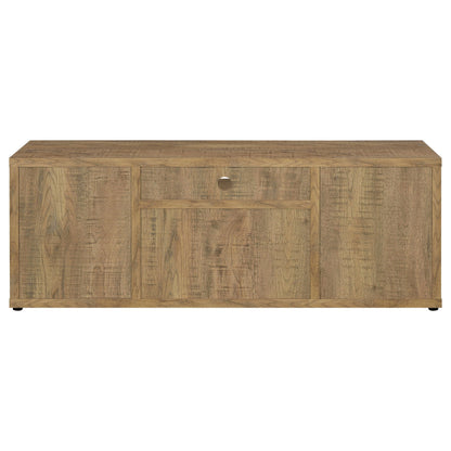 Coaster Home Furnishings - Tabby - Engineered Wood - 60-inch TV Stand with 4 Doors, Center Shelf - Living Room - Mango - 701702