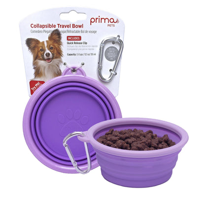 Sale Collapsible Silicone Water Travel Bowl with Clip for Dog and Cat, Portable and Durable Pop-up Feeder for Convenient On-The-go Feeding Size: Large (5 Cups) Grey