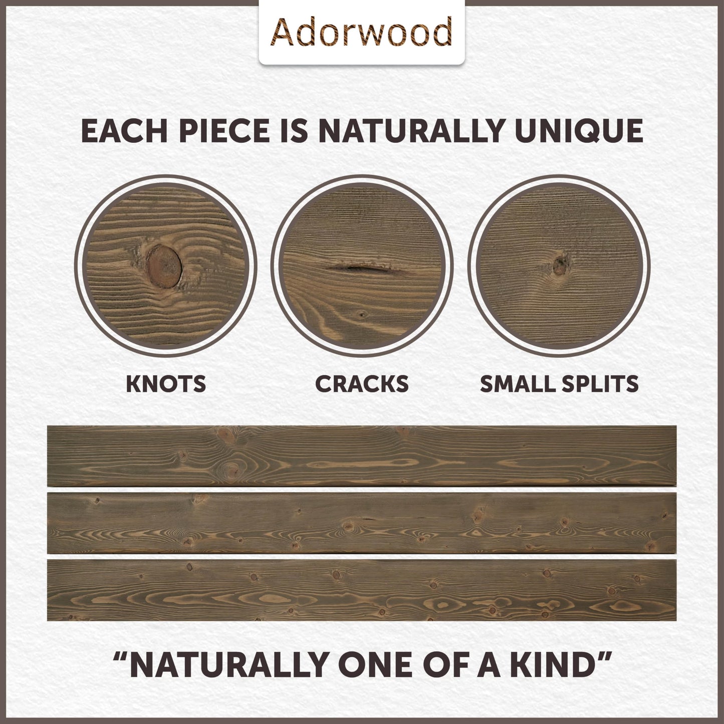 Adorwood Handmade Fireplace Mantel Shelf, Extra Wide Rustic Wood Mantles for Over Fireplace, Wall Mounted Floating Mantel Shelves for Living Room Decor (Smoke Gray, 60 inches