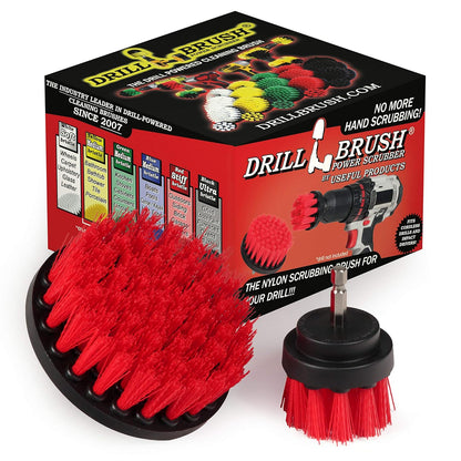 Drill Brush Outdoor Cleaning Attachment - Headstone Cleaning and Restoration - Concrete Stain Remover - Outdoor Garden