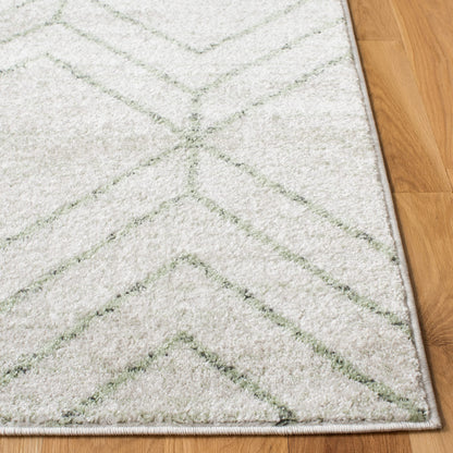 SAFAVIEH Adirondack Collection Area Rug - 10' x 14', Ivory & Sage, Modern Geometric Design, Non-Shedding & Easy Care, Ideal for High Traffic Areas in Living Room, Bedroom (ADR241W)
