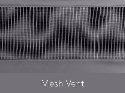 300D 18W 18D 18H, Covermates Elite Square Ottoman Cover Heavy-Duty Polyester, Water-Resistant, Mesh Vent, Drawcord