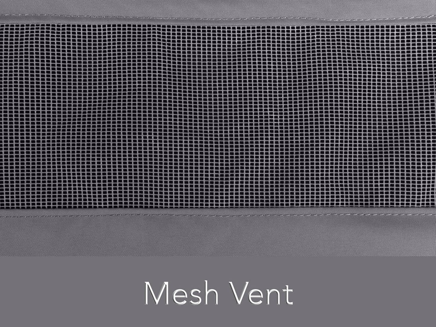 300D 24W 24D 18H, Covermates Elite Square Ottoman Cover Heavy-Duty Polyester, Water-Resistant, Mesh Vent, Drawcord
