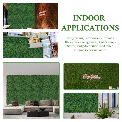 DOPGIB Artificial Ivy Privacy Fence Screen,40"x 140" (39 SQFT) 4-Layer Leaf UV-Anti Faux Greenery Boxwood Backdrop Ivy Vine Leaf Panels for Outdoor, Indoor, Garden,Backyard and Decor
