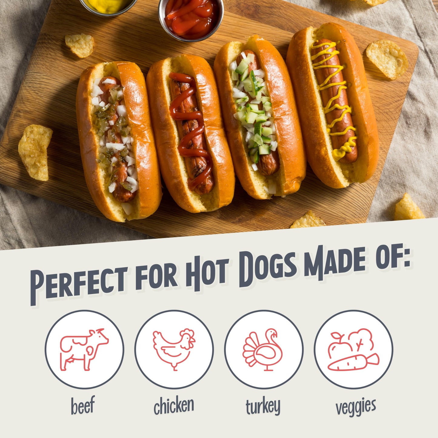 Nostalgia HDT600RETRORED Retro Pop-Up 2 Hot Dog and Bun Toaster, With Mini Tongs, Works With Chicken Dogs, Turkey Dogs, Veggie Links, Sausages and Brats