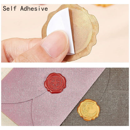 CRASPIRE 100pcs Initial S Wax Seal Stickers Silver Letter Alphabet Self Adhesive Seal Stickers Sealing Label Decal for Gift Wrapping Wedding Birthday Cards Making Christmas Invitations Envelope
