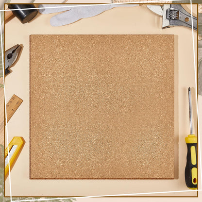 Juexica 4 Pcs 12" x 12" Heat Resistant Stained Glass Work Surface, 1/2" Thick Stained Glass Tools to Protect Table and Countertops for Handwork Beginners