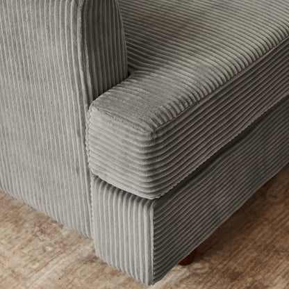 ERYE 95.6-Inch L-Shaped Symmetrical Sectional Sofa Oversized Modular Couch with Ottoman, U-Shaped Corduroy Corner Sofa Couch Convertible Sleeper Bed for Home Apartment