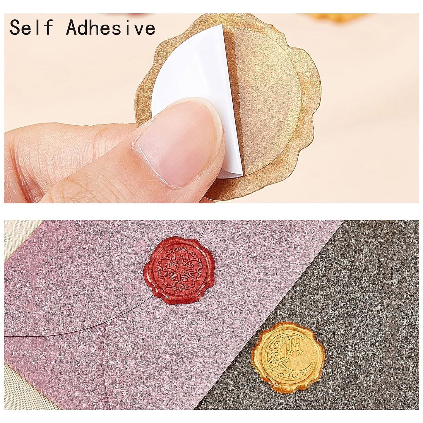 CRASPIRE 50pcs Tree of Life Wax Seal Stickers Silver Decoration Stickers Adhesive Envelope Sealing Stickers for Wedding Invitation Envelope Decor Birthday Party Craft Scrapbook DIY