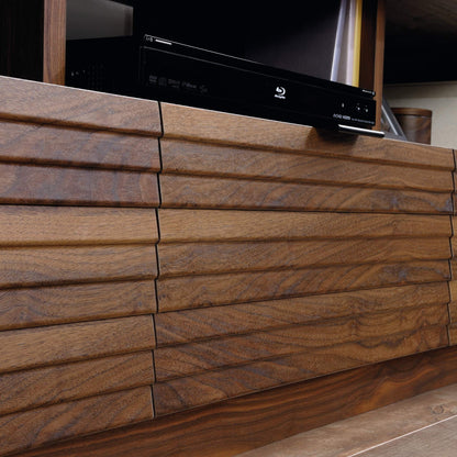 Sauder Harvey Park TV Credenza, Accommodates up to 70-Inch TV, Large Credenza - Grand Walnut Finish