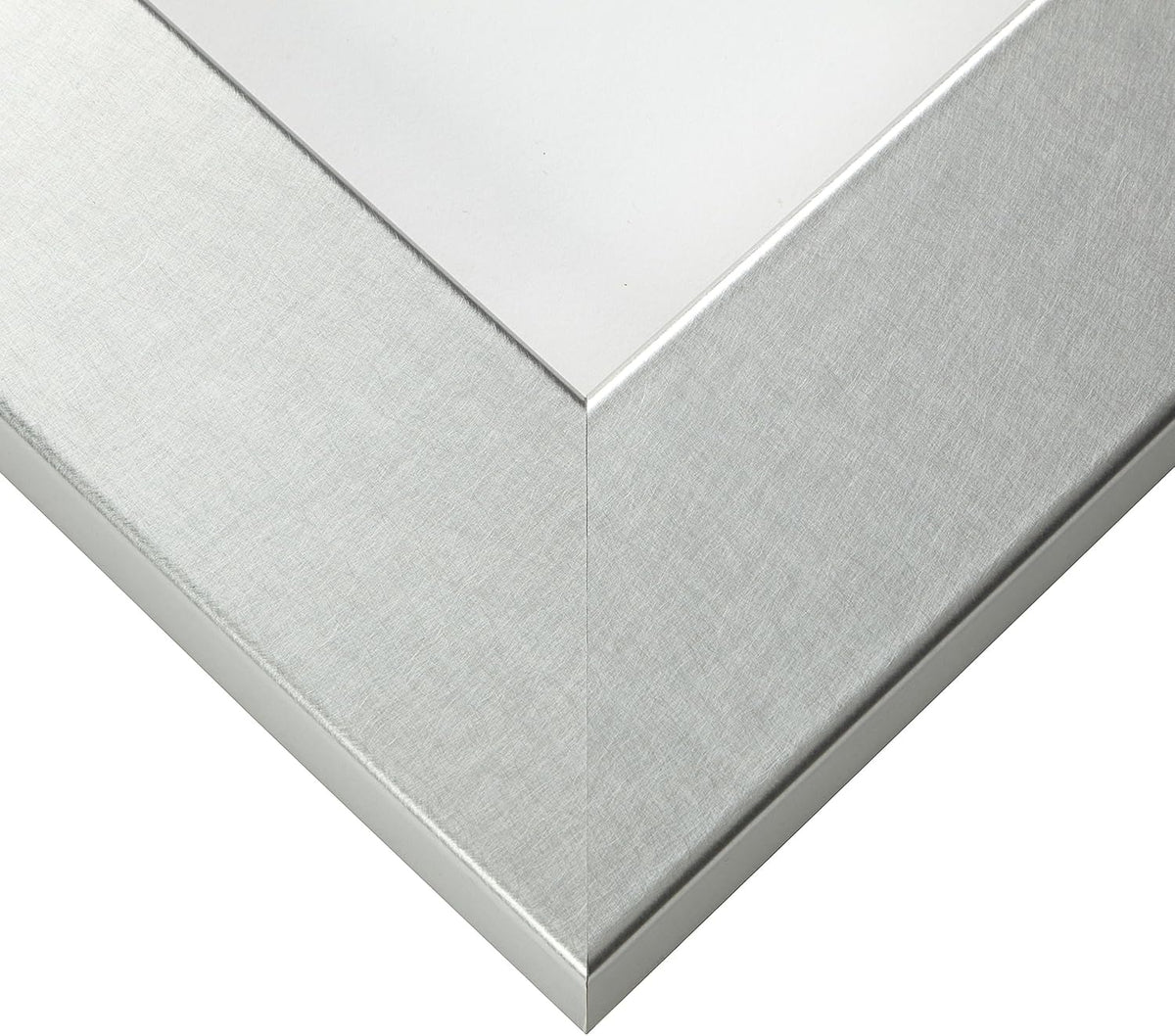 Craig Frames Bauhaus 200 Picture Frame, 5 x 7 Inch, Brushed Silver